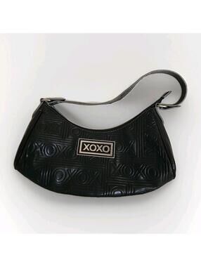 Vintage Y2K XOXO Black Shoulder Bag Purse NEW